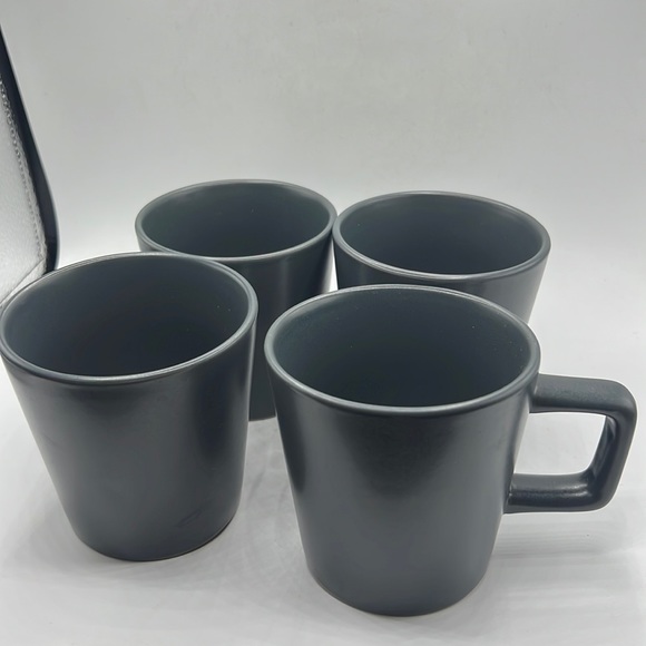 Celina Gray Stone + Lain Mug set of 4 - Picture 1 of 4